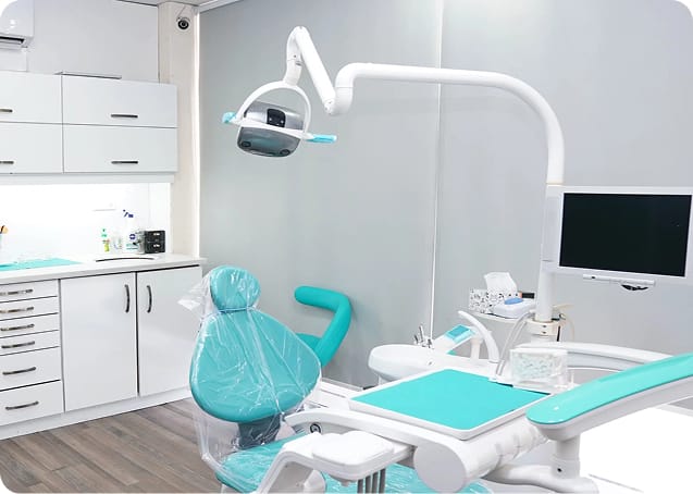 Modern dental treatment room at DentoCorrect Gulberg