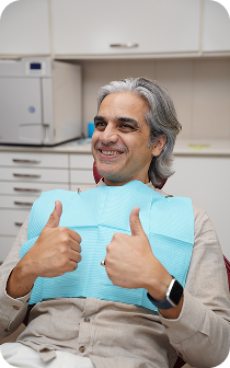 Happy DentoCorrect dental patient