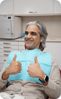 Happy DentoCorrect dental patient