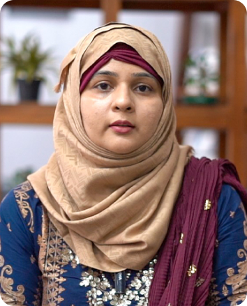 Samiya is getting the dental service at dentocorrect clinic.